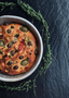 Focaccia med oliven